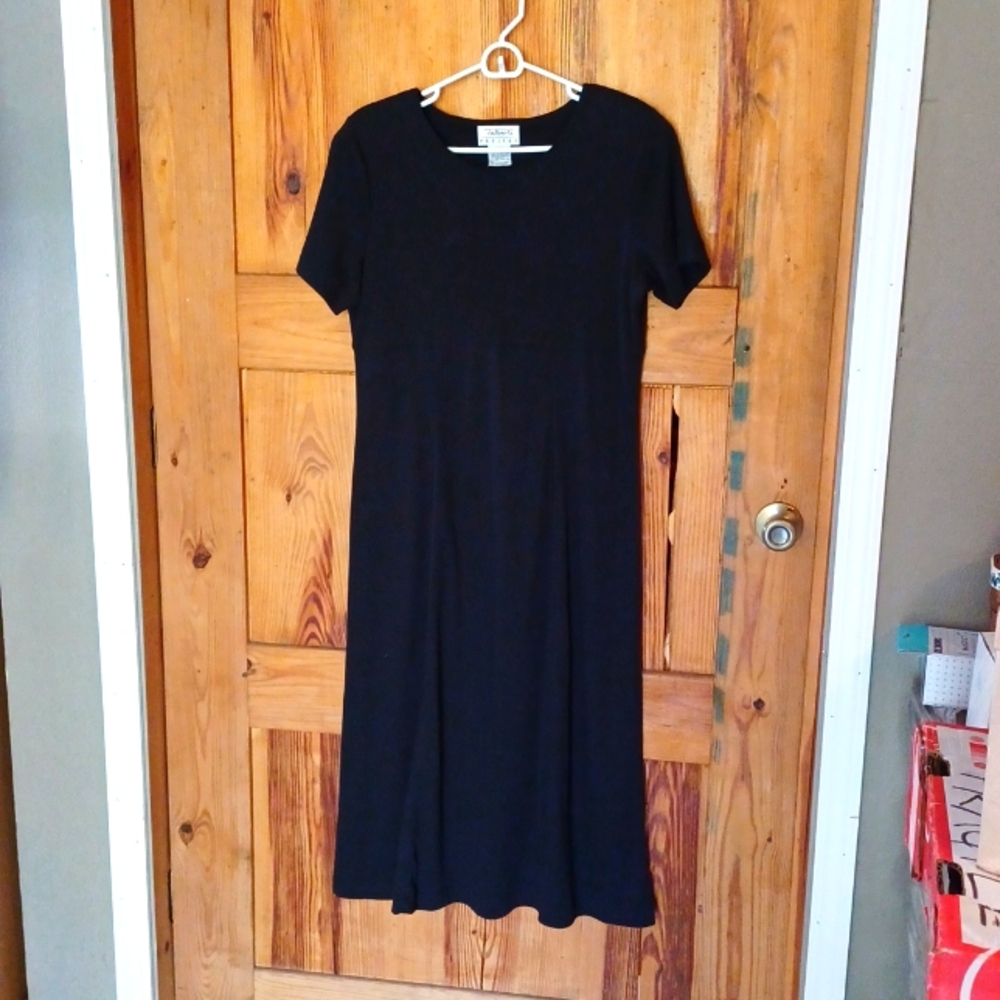 Talbots Black T-shirt Dress PM NWT